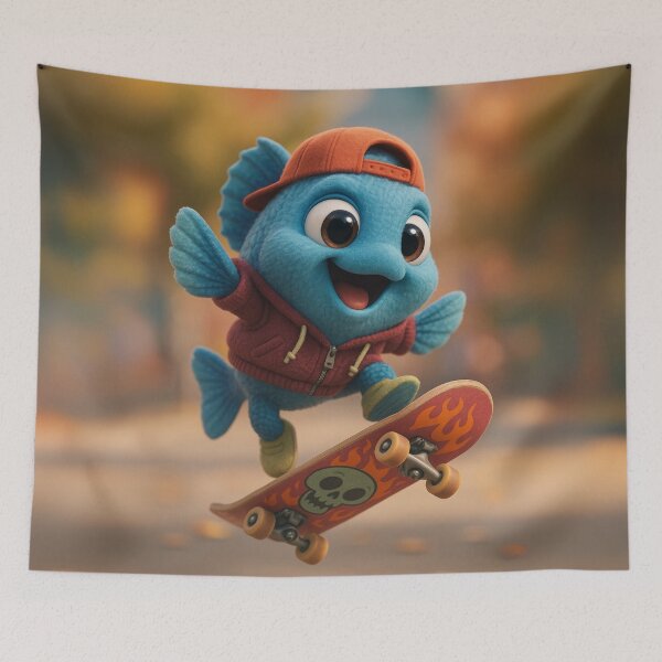 Item preview, Skater Damselfish designed and sold by Sillytoe.