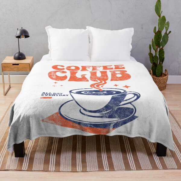 Item preview, Coffee Club – All Day Every Day Retro Coffee Lover Design  designed and sold by TeeByDesignsCo®.