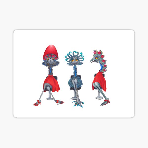 Glamour Girls I Sticker