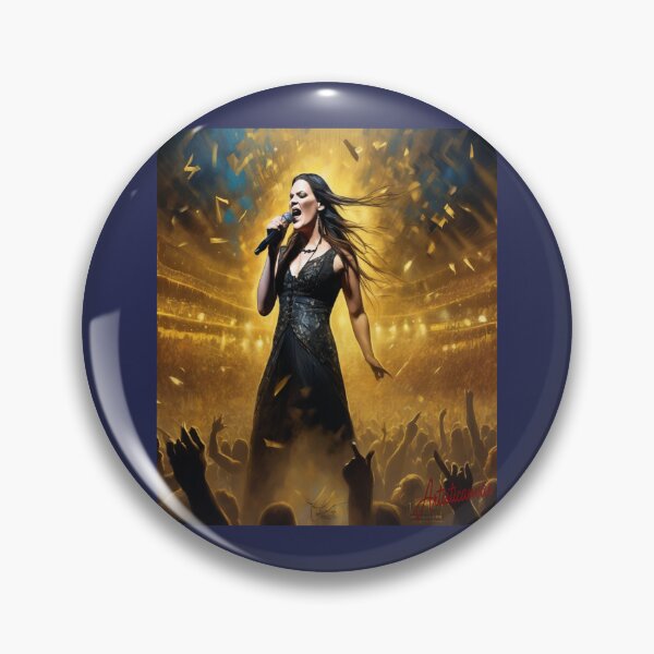Item preview, "Epic Symphony: Floor Jansen's Theatrical Power in Symphonic Metal" designed and sold by Artisticanvas.