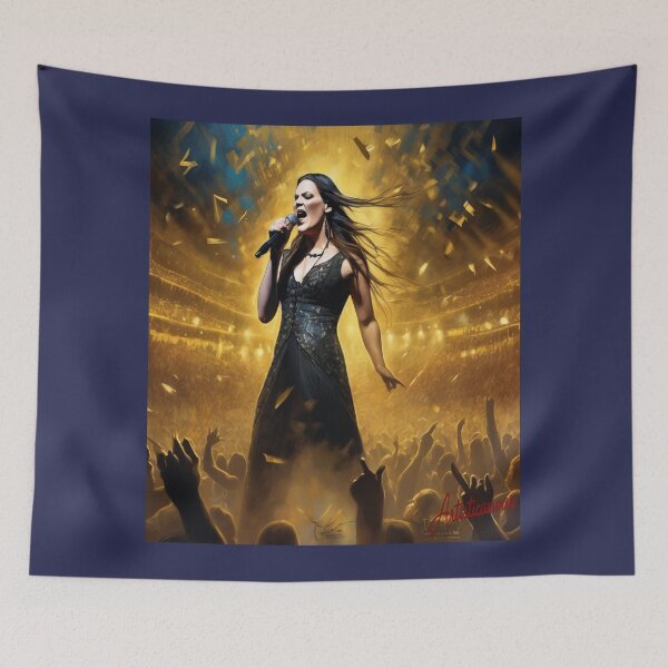 Item preview, "Epic Symphony: Floor Jansen's Theatrical Power in Symphonic Metal" designed and sold by Artisticanvas.