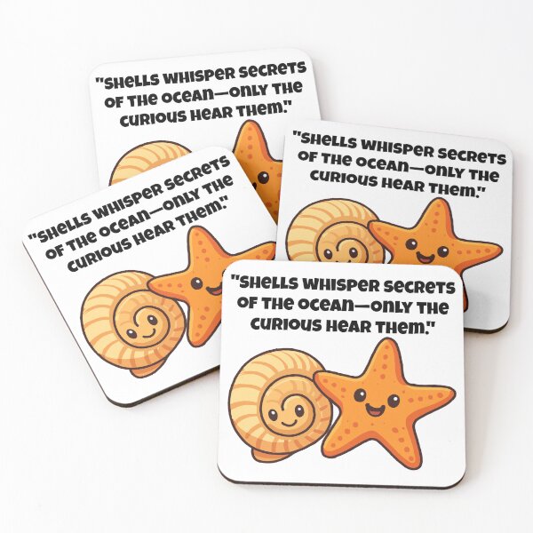 Item preview, Seashell & Starfish – Shell Whispers from the Sea designed and sold by Latitude 1°N.
