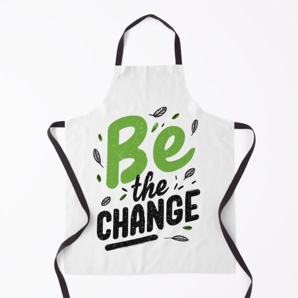 Item preview, Be change typography with green accents designed and sold by DadGenX.