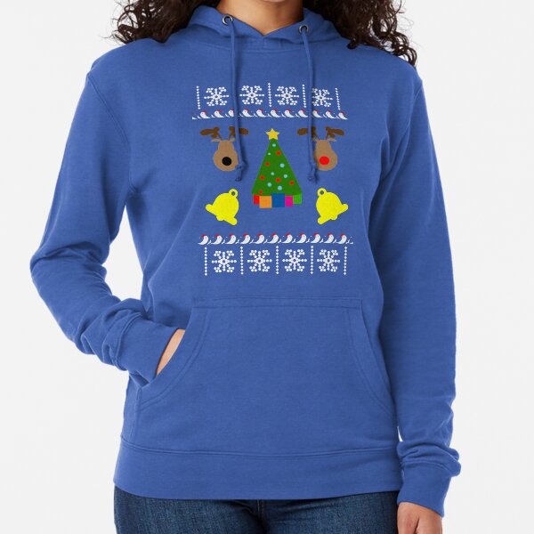 Belugatoons ugly Christmas sweater (2016) Lightweight Hoodie