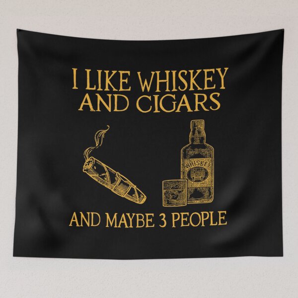 Item preview,  I Like Whiskey And Cigars And Maybe 3 People designed and sold by NoelBalistreri.