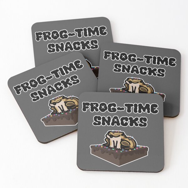 Item preview, FROG-TIME SNACKS: Southern Brown Tree Frog and Cosmic Brownie designed and sold by PuppysShirts.