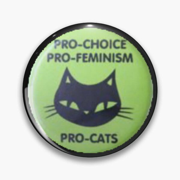Item preview, pro-choice prof-feminism pro-cats vintage art designed and sold by empir3ants.