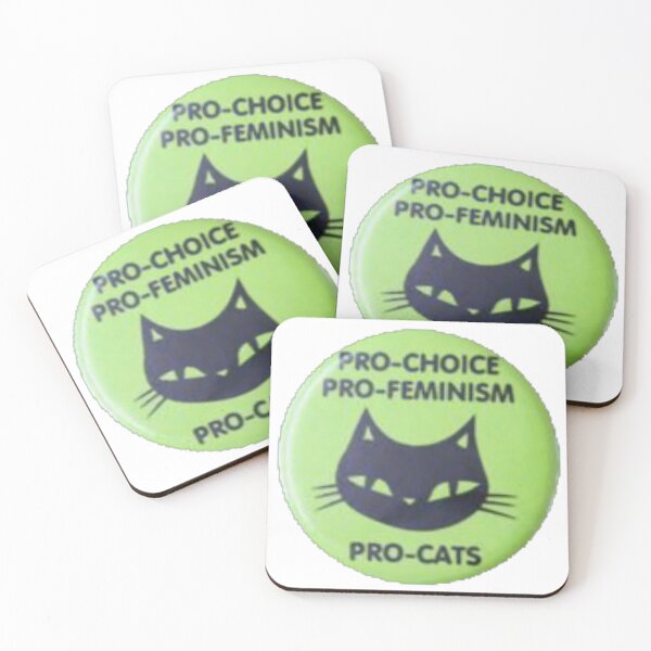 Item preview, pro-choice prof-feminism pro-cats vintage art designed and sold by empir3ants.