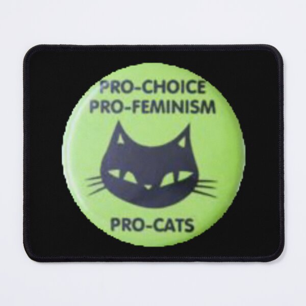 Item preview, pro-choice prof-feminism pro-cats vintage art designed and sold by empir3ants.