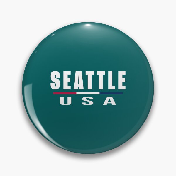 Artikelvorschau, Seattle USA T-Shirt - Saubere Typografie Minimalistisches Amerikanisches Flaggen-Design T-Shirt entworfen und verkauft von Suparrific.