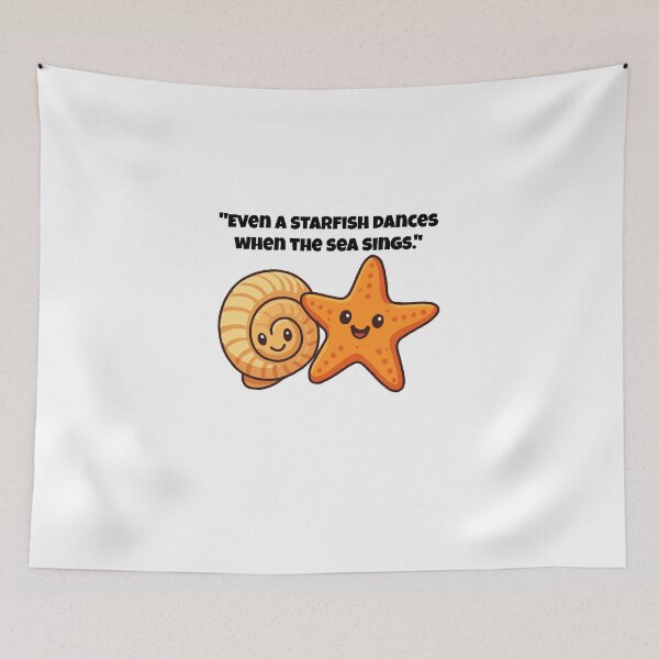 Item preview, Seashell & Starfish – The Starfish Dance designed and sold by Latitude 1°N.