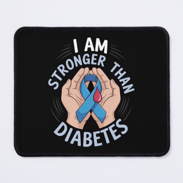 Item preview, I Am Stronger Than Diabetes Diabetic Diabetes Awareness designed and sold by DoorwayThreads.