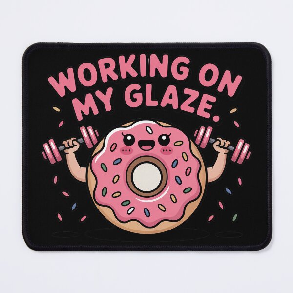 Item preview, Working On My Glaze – Funny Creative Hobby Design designed and sold by GiftedExplorer.