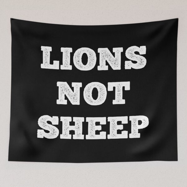 Item preview, Lions Not Sheep designed and sold by StegzArt.