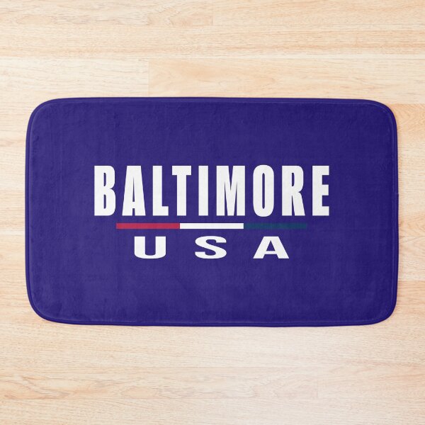 Item preview, Baltimore USA T-Shirt - Bold Typography Minimalist American Flag Design Tee designed and sold by Suparrific.