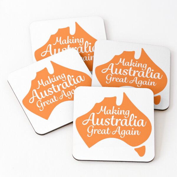 Item preview, Making Australia Great Again on orange map  designed and sold by Freedom-Union.