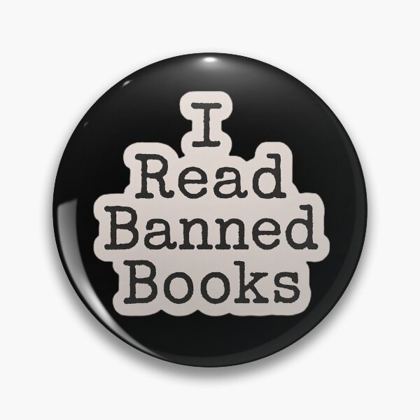 Item preview,  I Read Banned Books Anti Censorship Art designed and sold by PinUpPizzazz.