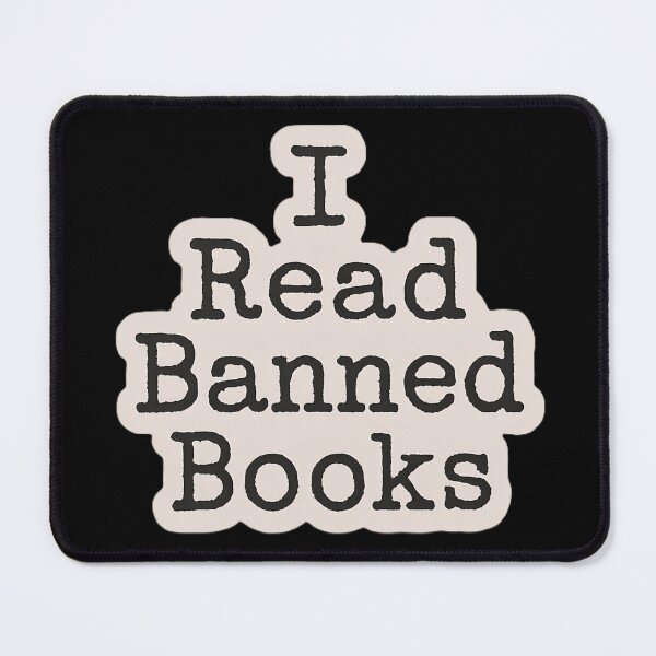 Item preview, I Read Banned Books Anti Censorship Art designed and sold by PinUpPizzazz.