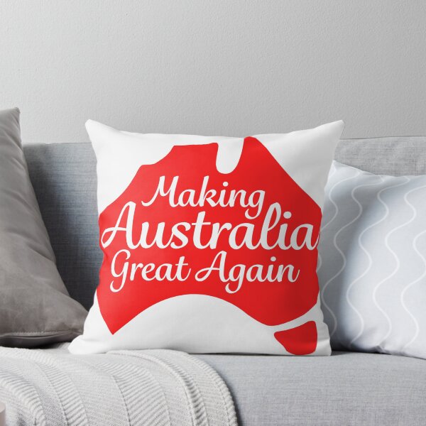 Item preview, Making Australia Great Again on red Australia map  designed and sold by Freedom-Union.