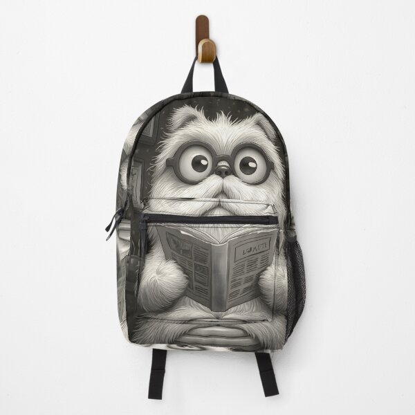 Item preview, Shih Tzu Dog Reads Elegant Monochrome News designed and sold by Williamhallano.
