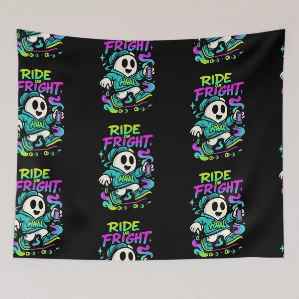 Item preview, Ride or Fright – Skater Ghost designed and sold by Ahau Designs.