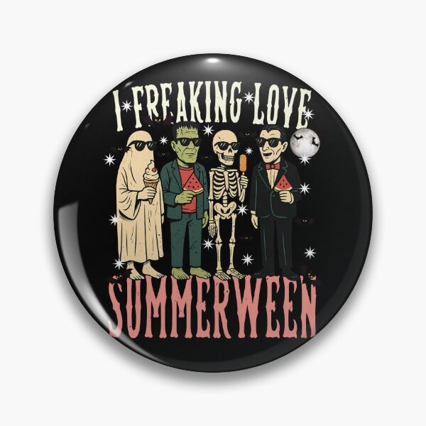 Item preview, Funny I Freaking Love Summerween Vintage Monsters designed and sold by legendaryskins.