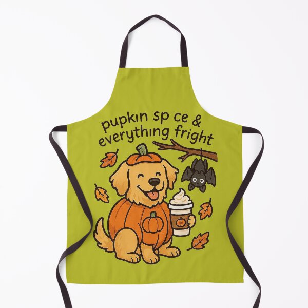 Item preview, Funny Halloween Shirts – Dog Wearing Pumpkin Pupkin Spice & Everything Fright designed and sold by artbibun.