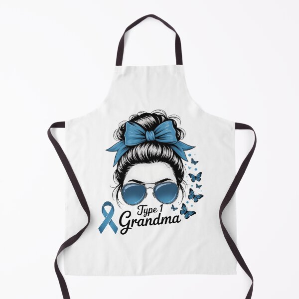 Item preview, T1D Grandma Diabetes Awareness Type 1 Diabetic Grandmother designed and sold by DoorwayThreads.