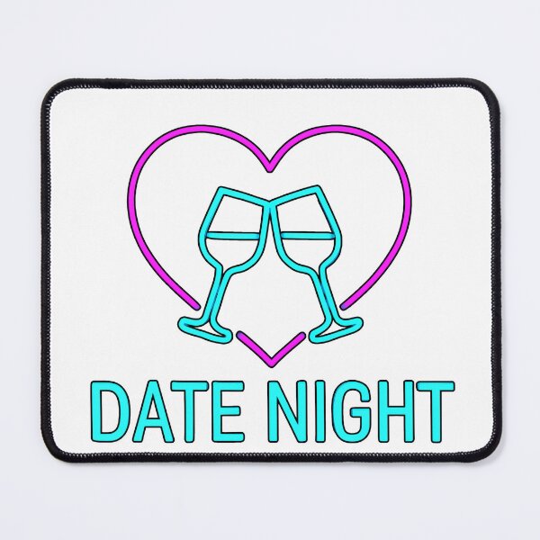 Item preview, Neon Date Night Heart Logo designed and sold by Sitred123.