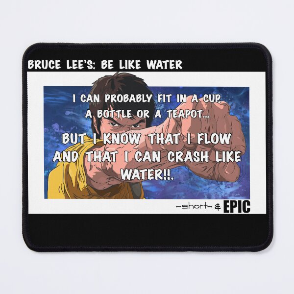 Item preview, Bruce’s be like water pt2- short & EPIC style - black shirt version designed and sold by -short- & EPIC shop.
