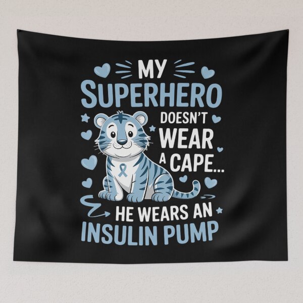 Item preview, Type 1 Diabetes Mom Awareness Month Dad Diabetes T1D Warrior designed and sold by DoorwayThreads.