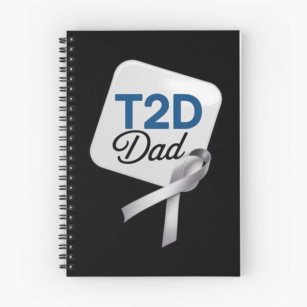 Artikelvorschau, Typ-2-Diabetes-Bewusstsein Diabetiker T2D Papa Vater entworfen und verkauft von DoorwayThreads.