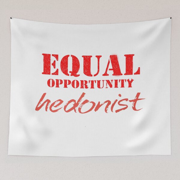 Item preview, Vintage Equal Opportunity Hedonist designed and sold by QuayTradingCo.