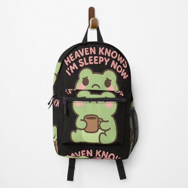 Item preview, Heaven Knows I’m Sleepy Now Coffee Sticker & Cute Sleepy Art designed and sold by Trendiihub.