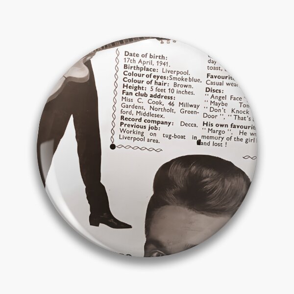 Item preview, Billy Fury 1960 designed and sold by EngelbertDorr.