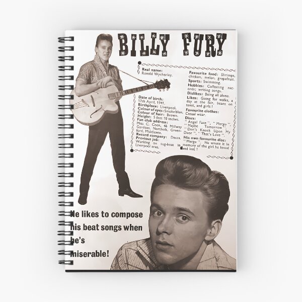 Item preview, Billy Fury 1960 designed and sold by EngelbertDorr.