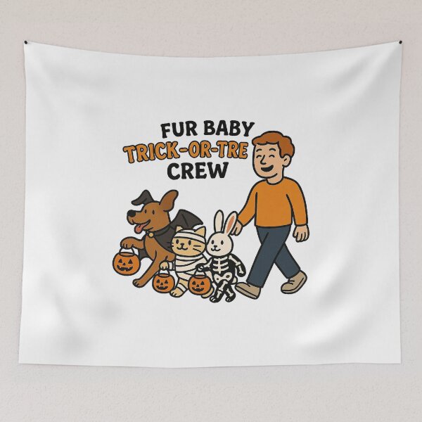 Item preview, Funny Halloween Shirts – Fur Baby Trick Or Treats Crew designed and sold by artbibun.