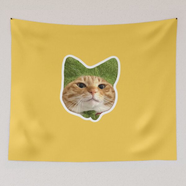 Item preview, Grass Cat Head designed and sold by MetichaiTH.