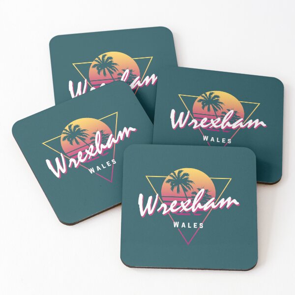 Item preview, Funny 80s Retro Sunset _Wrexham_ Wales designed and sold by MimounArt.