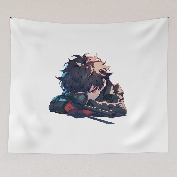 Item preview, Game Ren Amamiya Persona 5 Chibi Sniper Stealth Action designed and sold by Williamhallano.