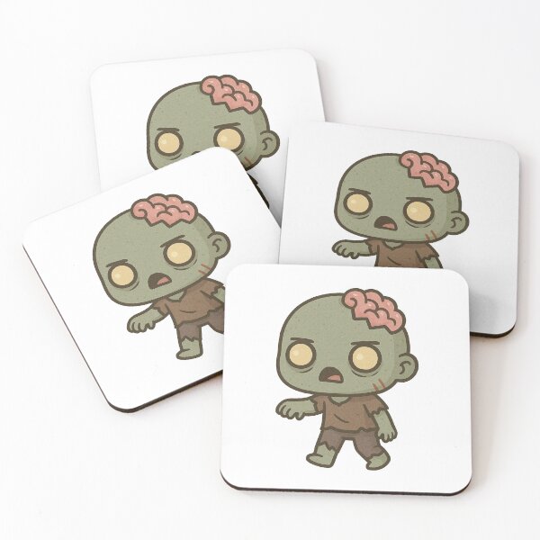 Item preview, Cute Cartoon Zombie with Exposed Brain – Funny Halloween Undead Character designed and sold by Greemo03.