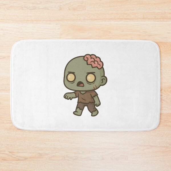 Item preview, Cute Cartoon Zombie with Exposed Brain – Funny Halloween Undead Character designed and sold by Greemo03.