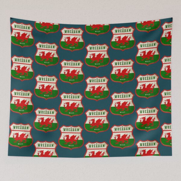 Item preview, Wrexham Wales coat of arms flag design designed and sold by MimounArt.