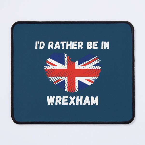 Item preview, I_d Rather Be In Wrexham - Union Jack Heart designed and sold by MimounArt.
