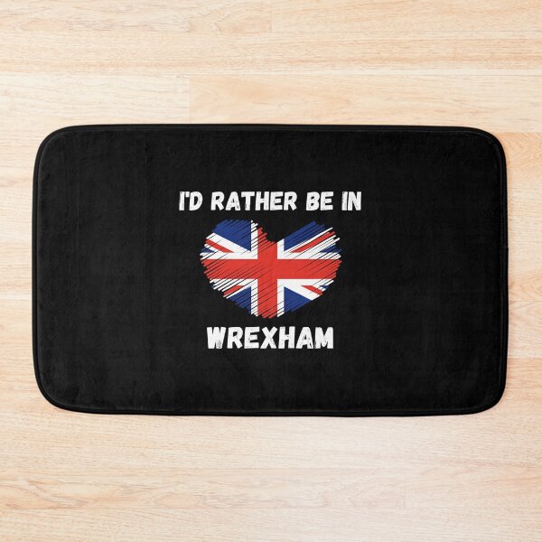Item preview, I_d Rather Be In Wrexham - Union Jack Heart designed and sold by MimounArt.