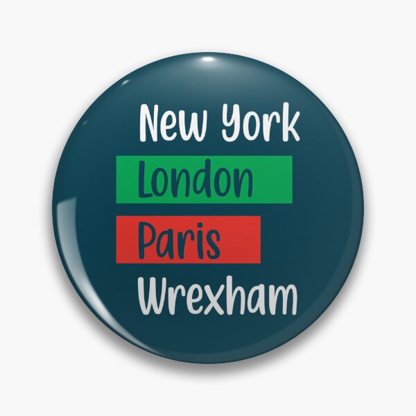 Item preview, New York London Paris Wrexham - Wales Football Gift (1) designed and sold by MimounArt.