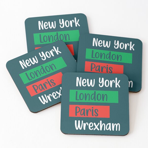 Item preview, New York London Paris Wrexham - Wales Football Gift (1) designed and sold by MimounArt.