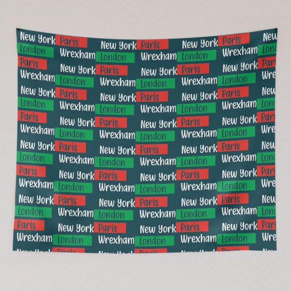 Item preview, New York London Paris Wrexham - Wales Football Gift (1) designed and sold by MimounArt.