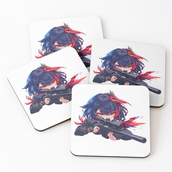 Item preview, Kujou Sara Genshin Impact Chibi Sniper Tactical Electrifying designed and sold by Williamhallano.