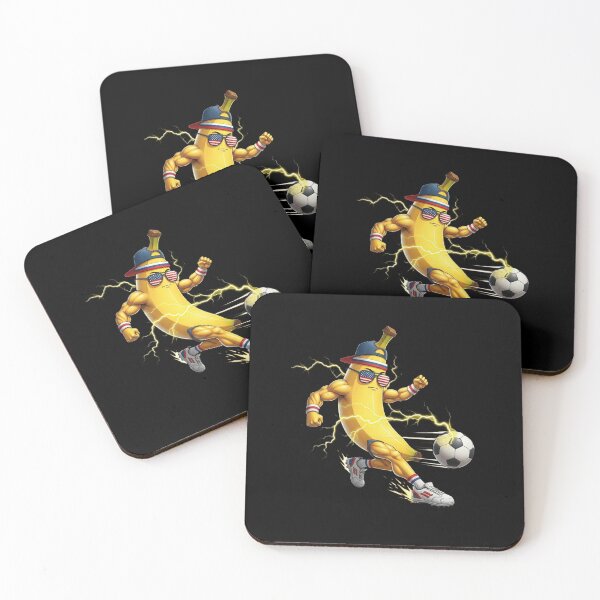 Item preview, Funny Banana Soccer Player Design – Cool USA Sports Fruit Character Graphic for Apparel & Gifts designed and sold by 519xdesign.